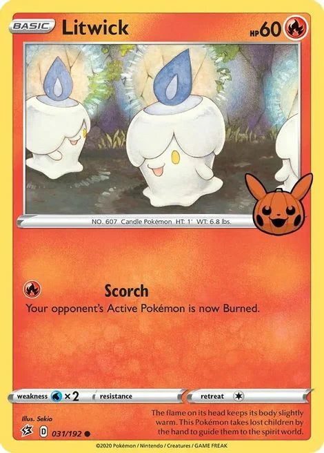 Rebel Clash Litwick #31/192 Trick or Trade